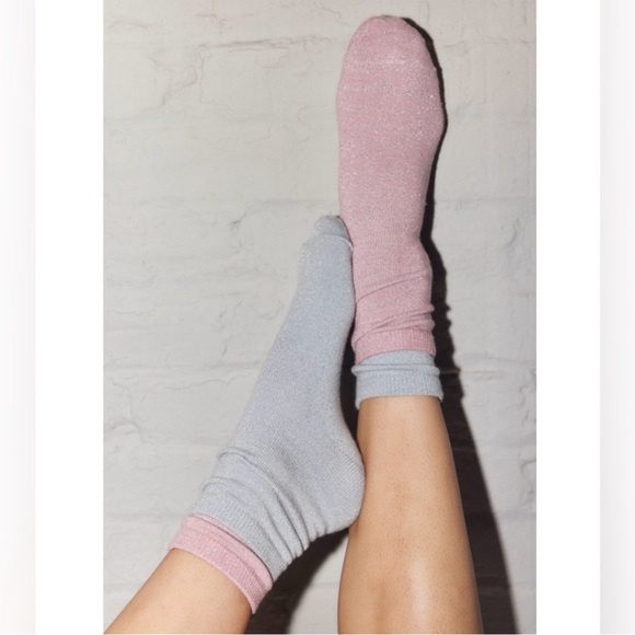 NWT Free People Lurex Assorted Socks 6-Pack - Picture 9 of 10